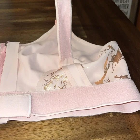 SHEFIT Pink Sports Bra High-Impact Support 4 Luxe - Picture 3 of 14